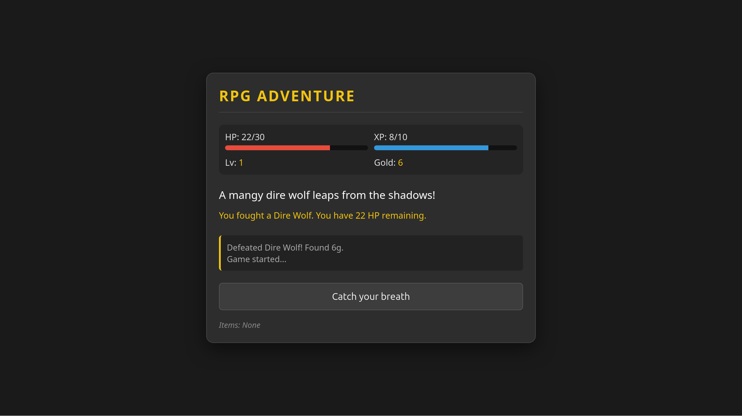 Kindle RPG